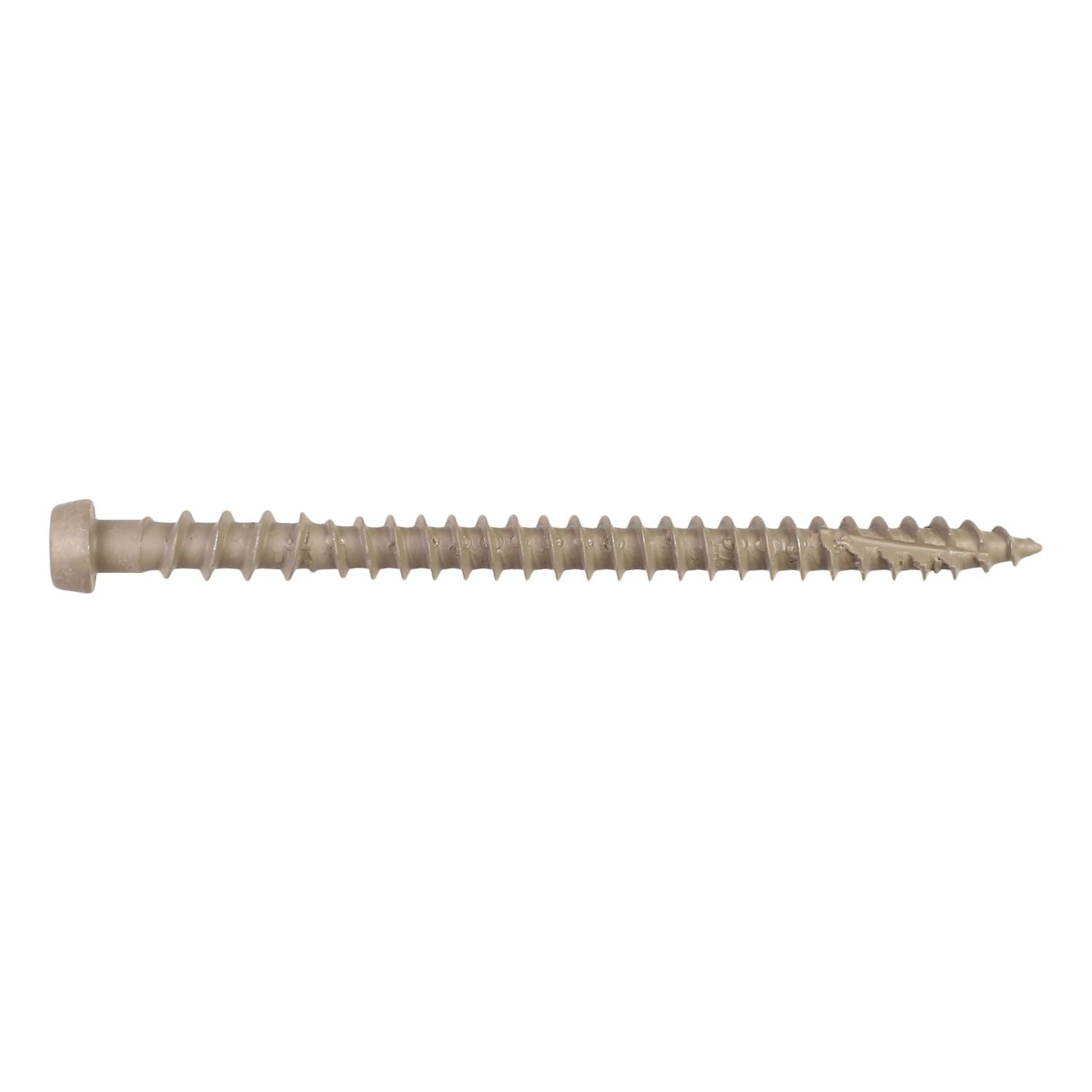 Simpson Strong-Tie DCU234GR01R70 Deck-Drive DCU COMPOSITE Screw,  #10 x 2-3/4-in. T20, Quik Guard, Gray 01, 70-Pack