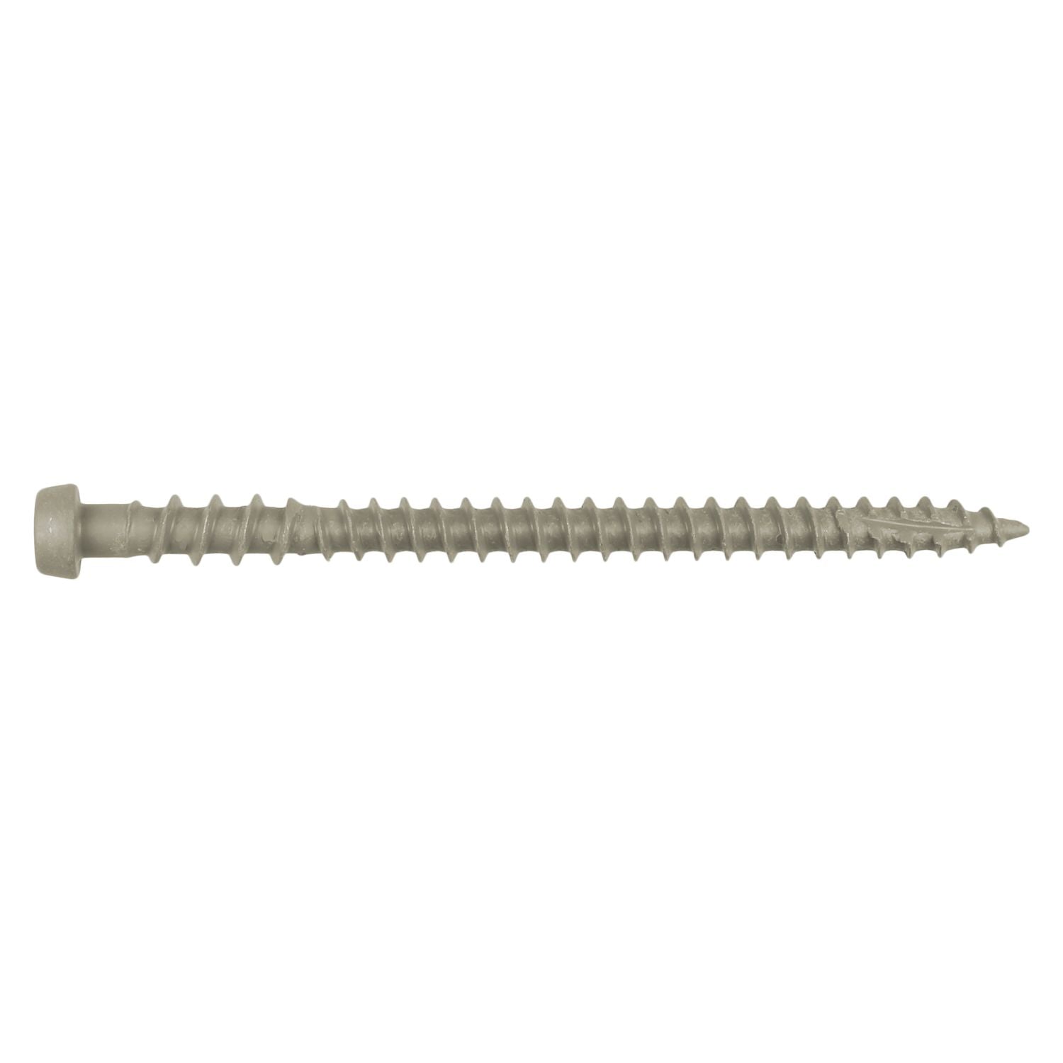 Simpson Strong-Tie DCU234GRR350 Deck-Drive DCU COMPOSITE Screw,  #10 x 2-3/4-in. T20, Quik Guard, Gray, 350-Pack