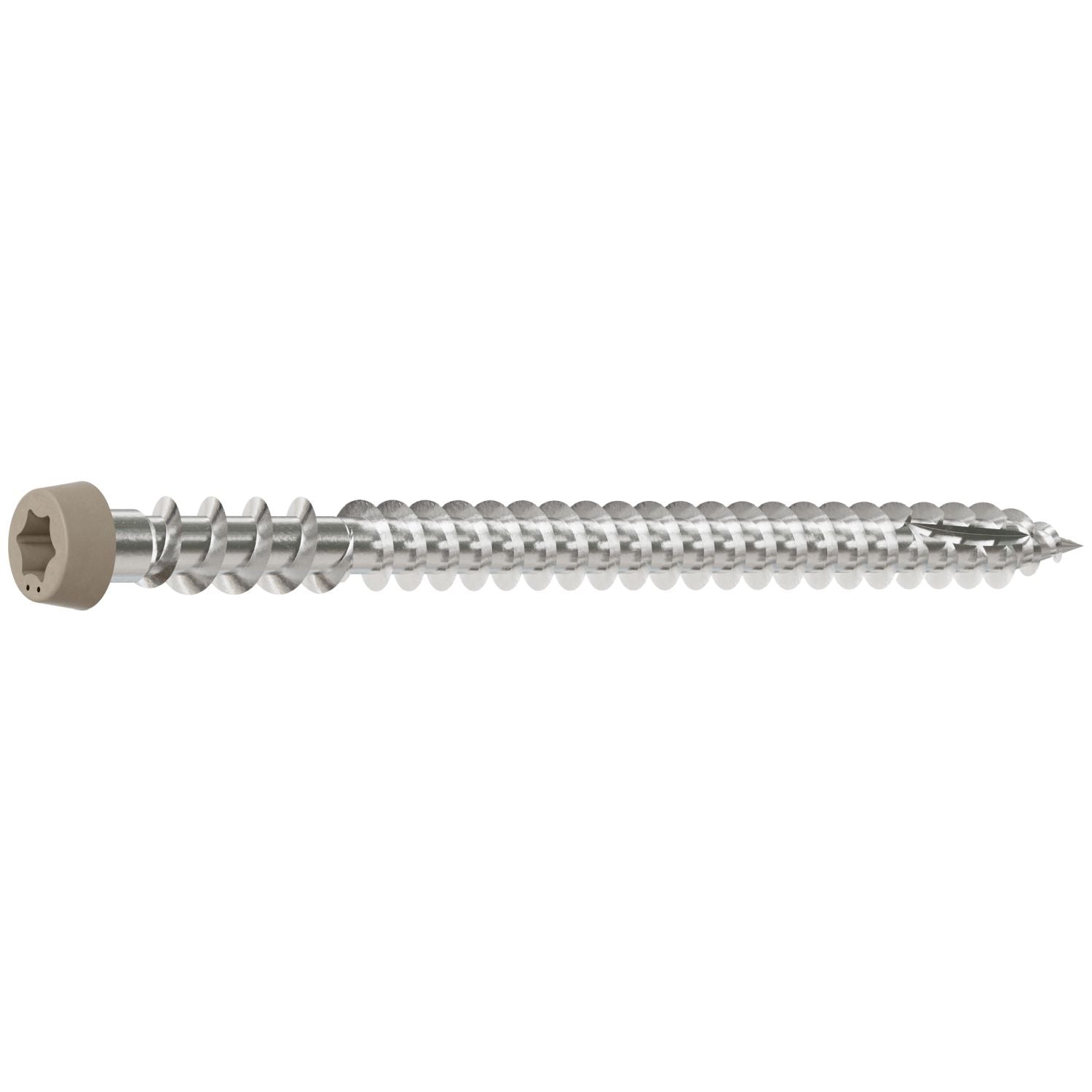 Simpson Strong-Tie DCU234MB305GR05 Deck-Drive DCU COMPOSITE Screw,  #10 x 2-3/4-in. T20, Type 305, Gray 05, 1750-Pack