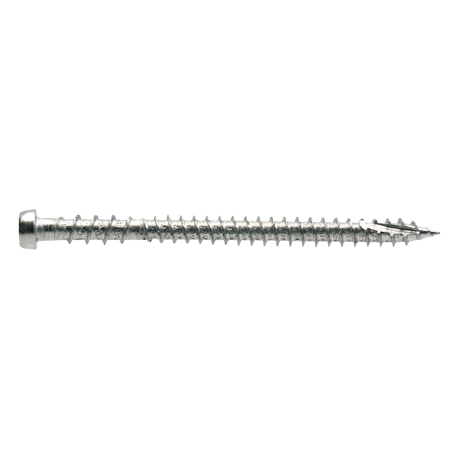 Simpson Strong-Tie Deck-Drive DCU COMPOSITE Screw, #10 x 2-3/4-in. T20, Type 316, 1750-Pack (DCU234MB316)