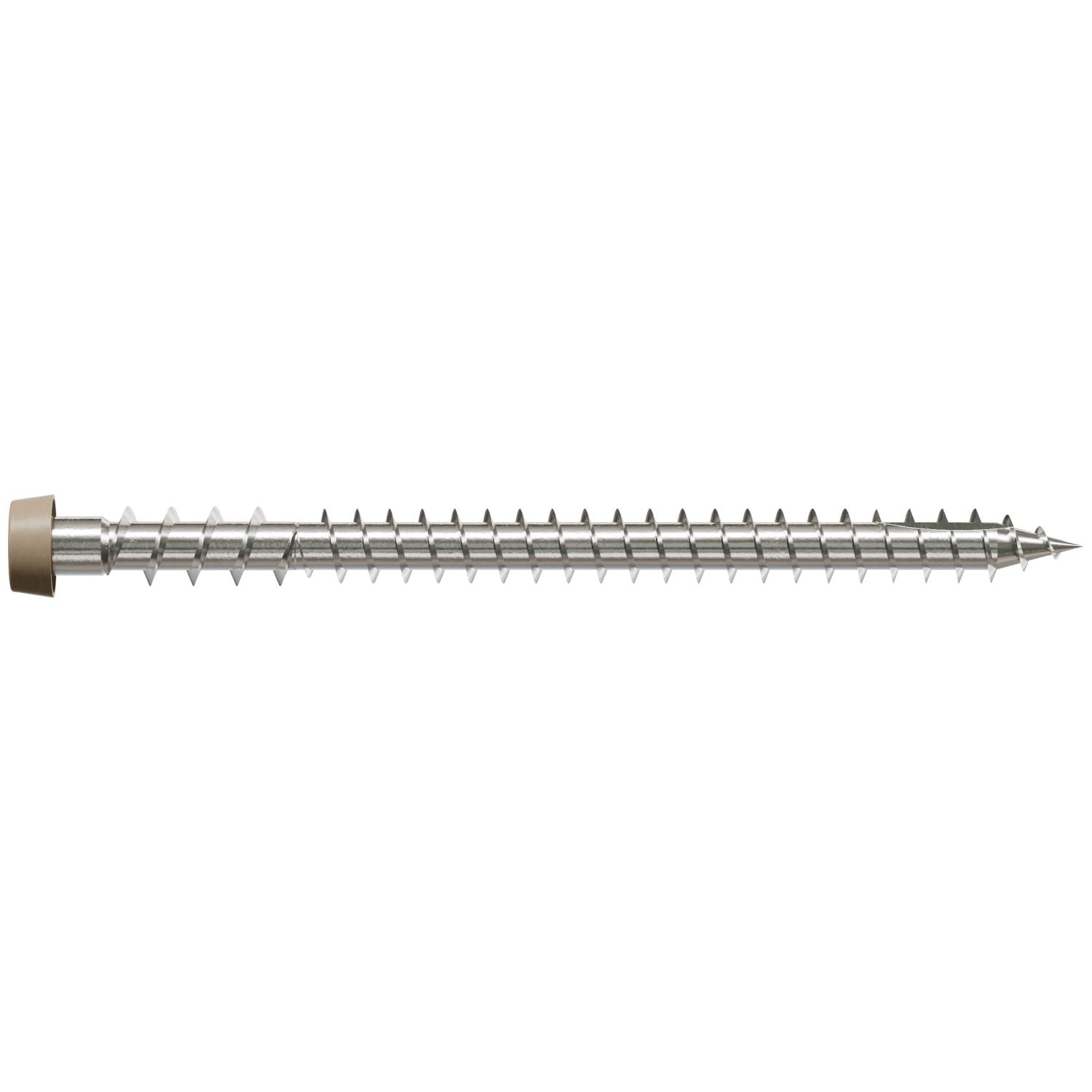 Simpson Strong-Tie DCU234P305TN02 Deck-Drive DCU COMPOSITE Screw,  #10 x 2-3/4-in. T20, Type 305, Tan 02, 350-Pack
