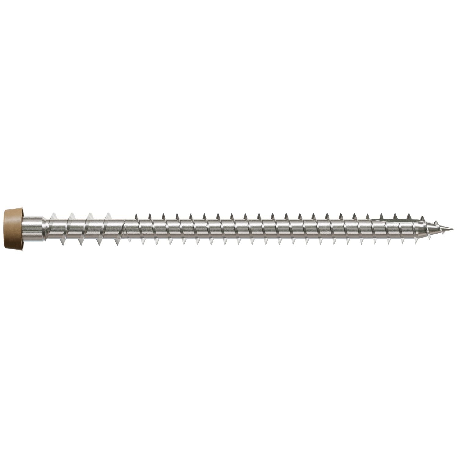 Simpson Strong-Tie DCU234P305TN05 Deck-Drive DCU COMPOSITE Screw,  #10 x 2-3/4-in. T20, Type 305, Tan 05, 350-Pack