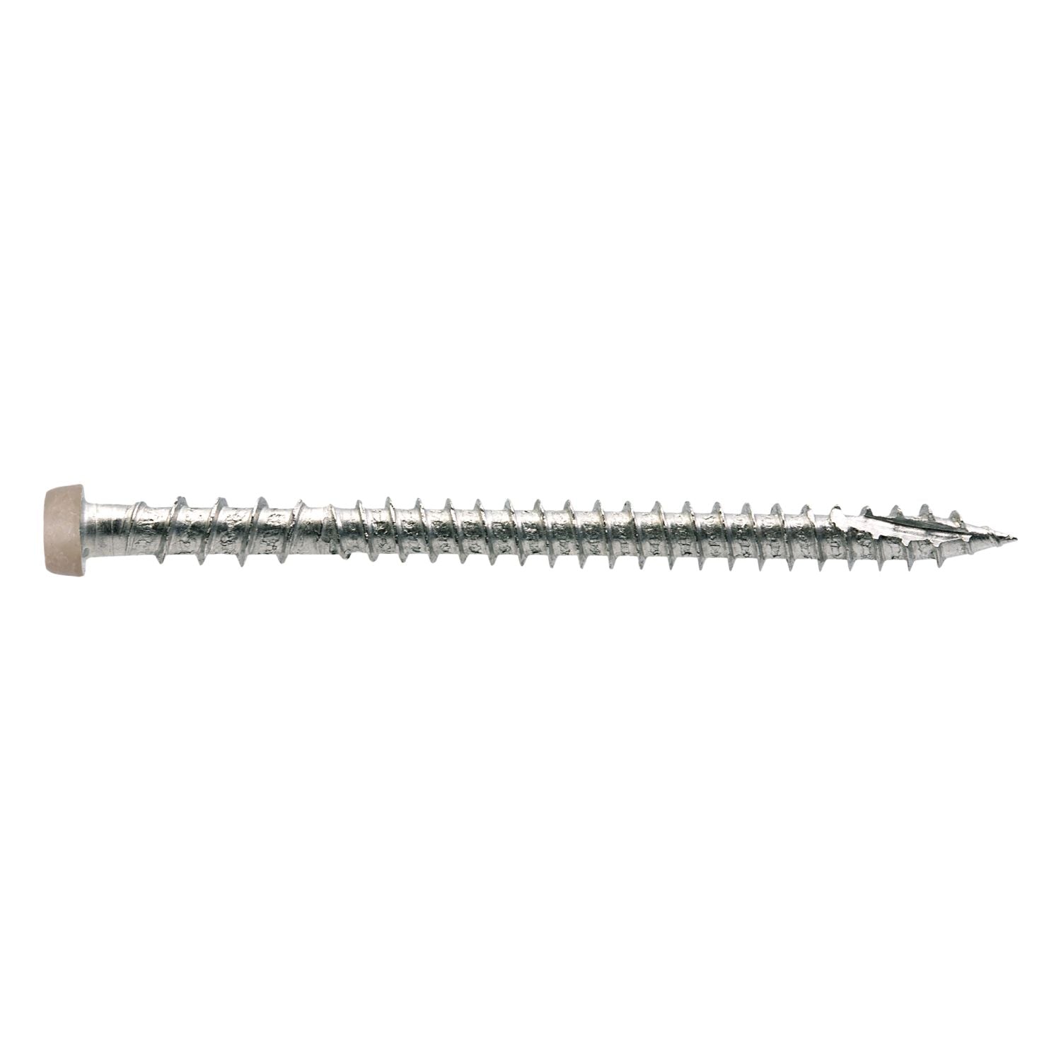 Simpson Strong-Tie DCU234P316GR01 Deck-Drive DCU COMPOSITE Screw,  #10 x 2-3/4-in. T20, Type 316, Gray 01, 350-Pack