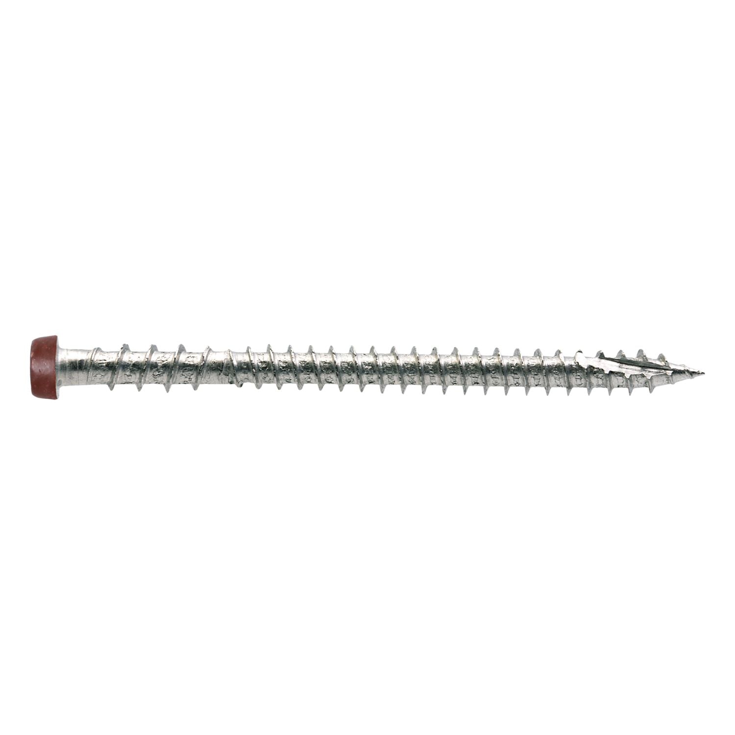 Simpson Strong-Tie DCU234P316RD01 Deck-Drive DCU COMPOSITE Screw,  #10 x 2-3/4-in. T20, Type 316, Red 01, 350-Pack