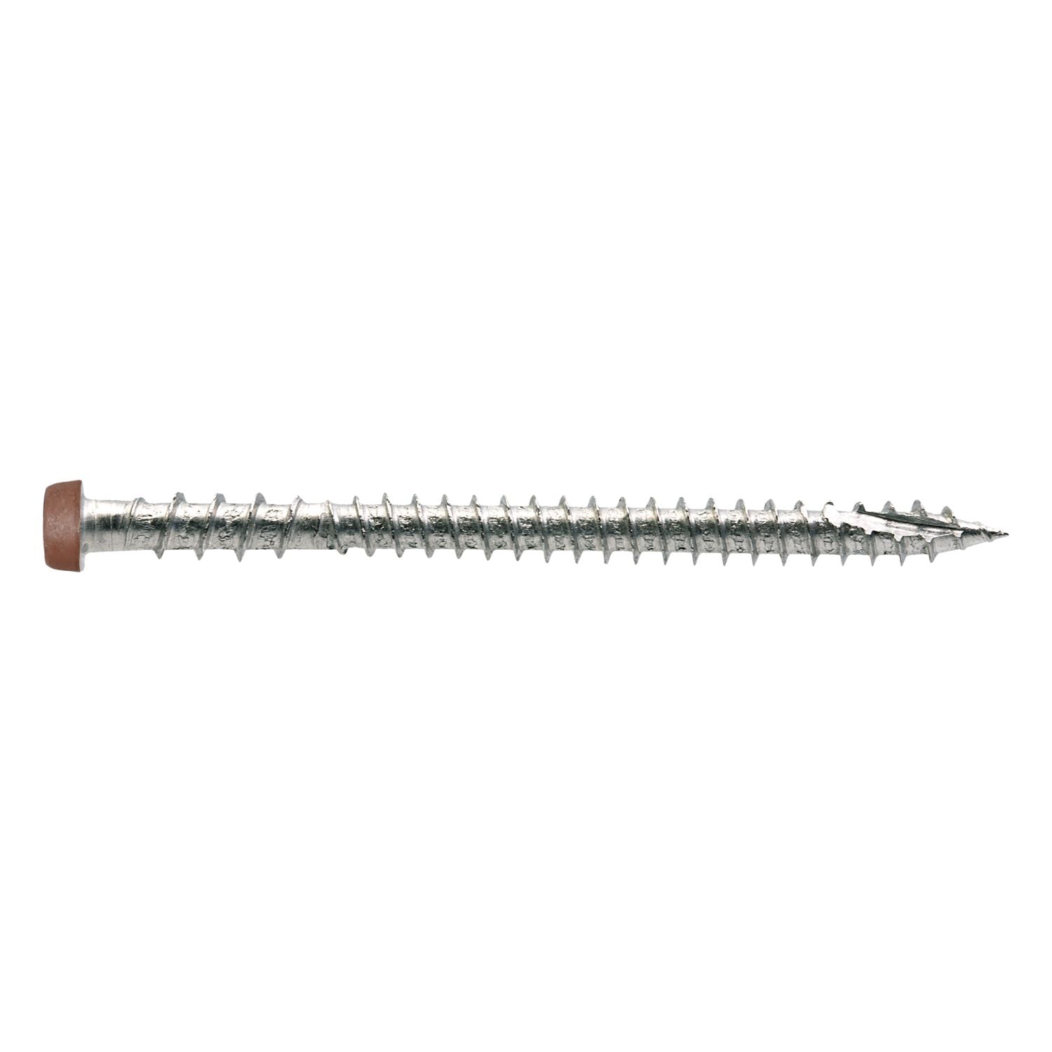 Simpson Strong-Tie DCU234P316RD Deck-Drive DCU COMPOSITE Screw,  #10 x 2-3/4-in. T20, Type 316, Red, 350-Pack