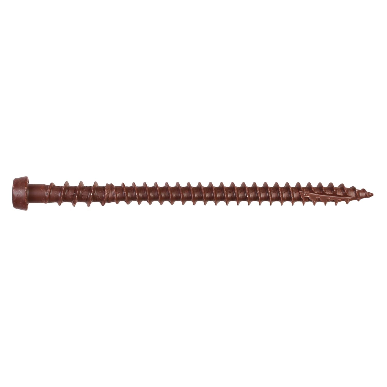 Simpson Strong-Tie DCU234RD01R70 Deck-Drive DCU COMPOSITE Screw,  #10 x 2-3/4-in. T20, Quik Guard, Red 01, 70-Pack