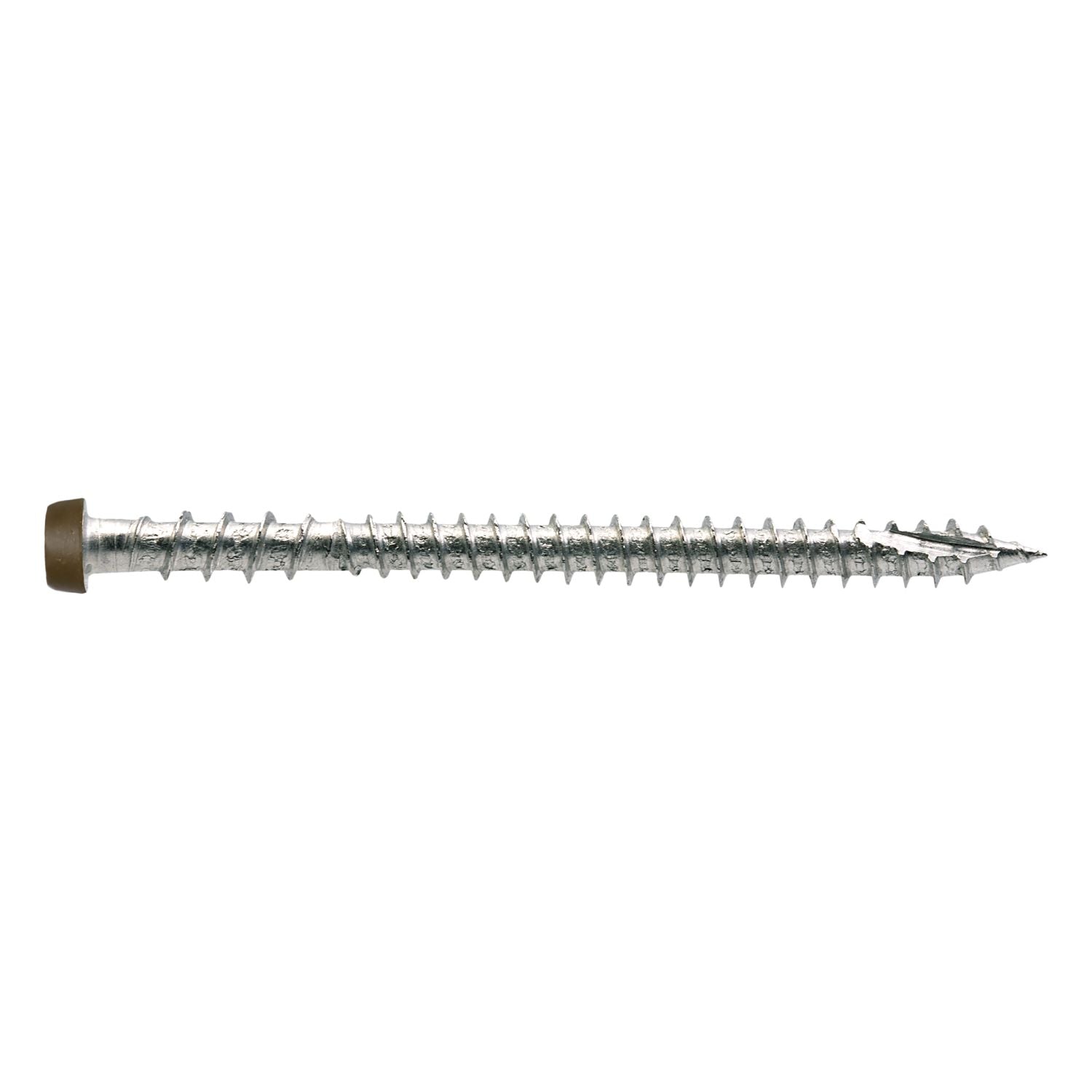 Simpson Strong-Tie DCU234S316BR01 Deck-Drive DCU COMPOSITE Screw (Collated),  #10 x 2-3/4-in. Type 316, Brown 01, 1000-Pack