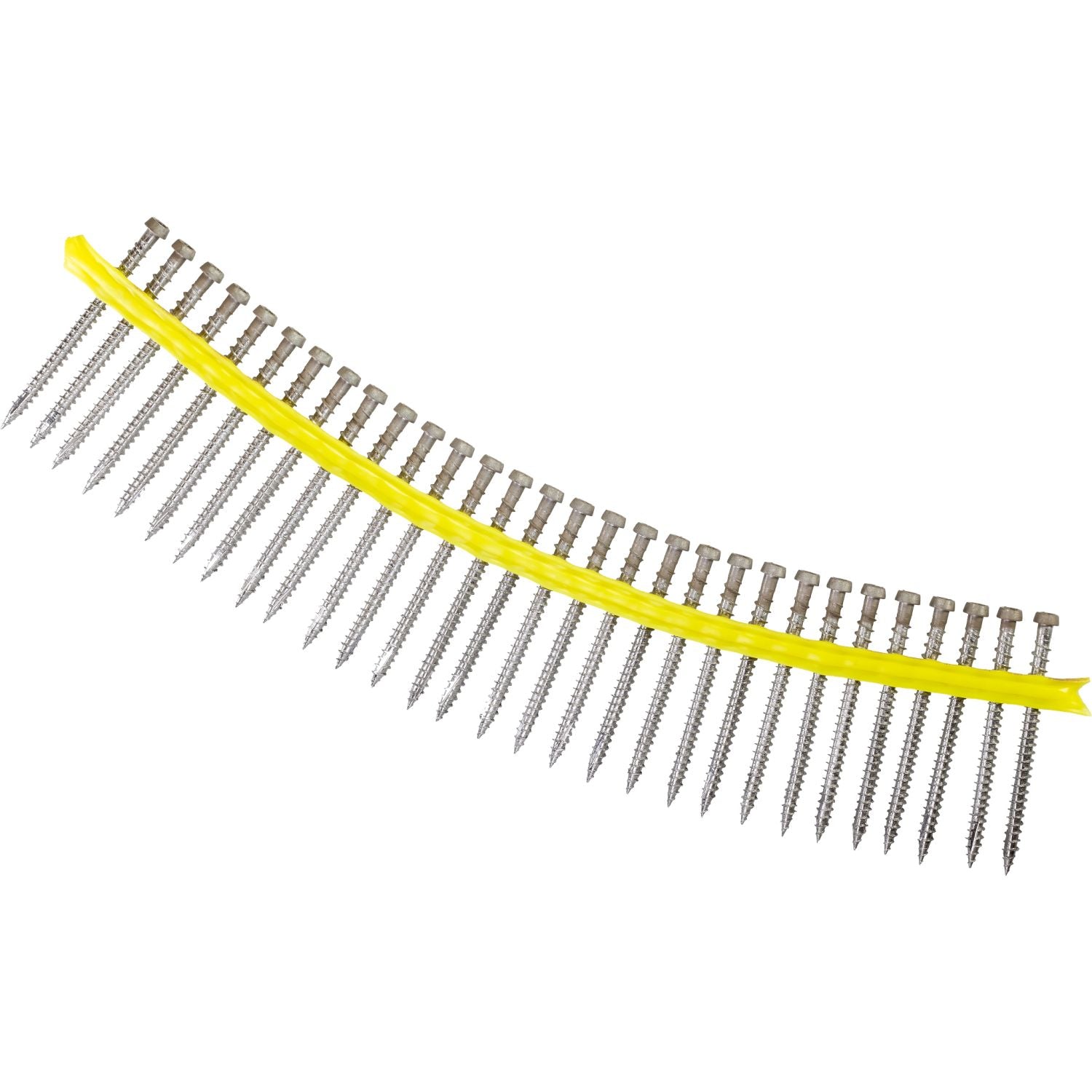 Simpson Strong-Tie DCU234S316BR05 Deck-Drive DCU COMPOSITE Screw (Collated),  #10 x 2-3/4-in. Type 316, Brown 05, 1000-Pack