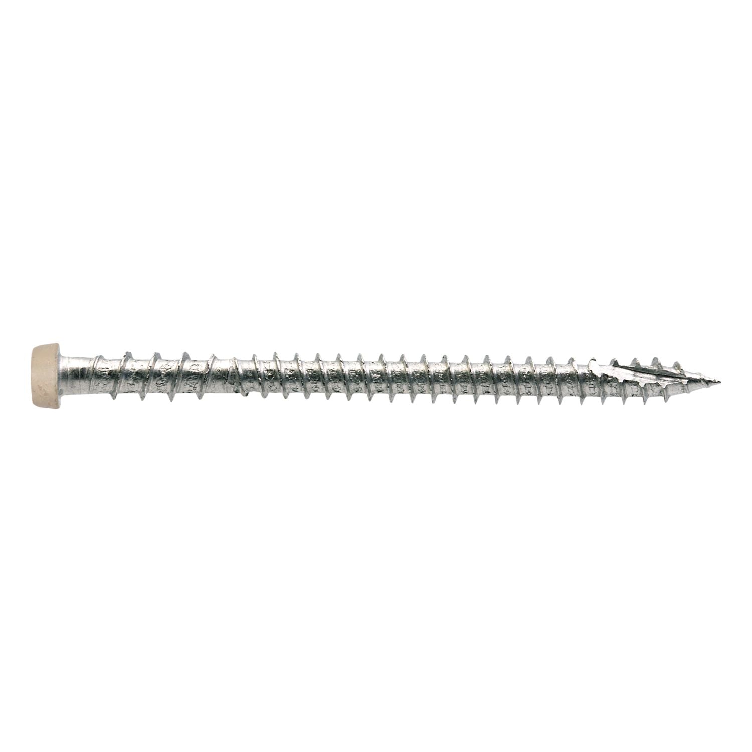 Simpson Strong-Tie Deck-Drive DCU COMPOSITE Collated Screw, #10 x 2-3/4-in. Type 316, Tan 02, 1000-Pack (DCU234S316TN02)