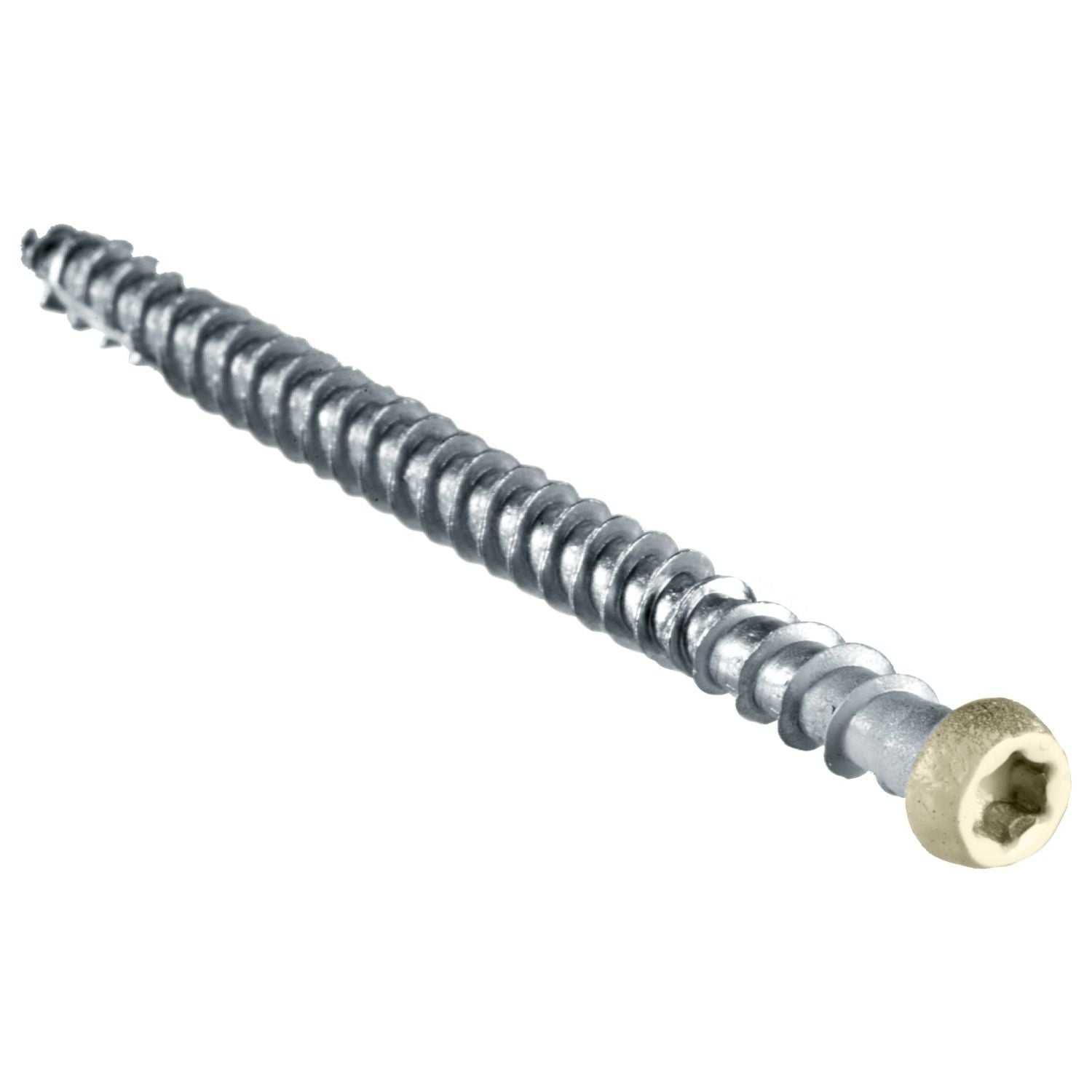 Simpson Strong-Tie DCU234S316TN05 Deck-Drive DCU COMPOSITE Screw (Collated),  #10 x 2-3/4-in. Type 316, Tan 05, 1000-Pack