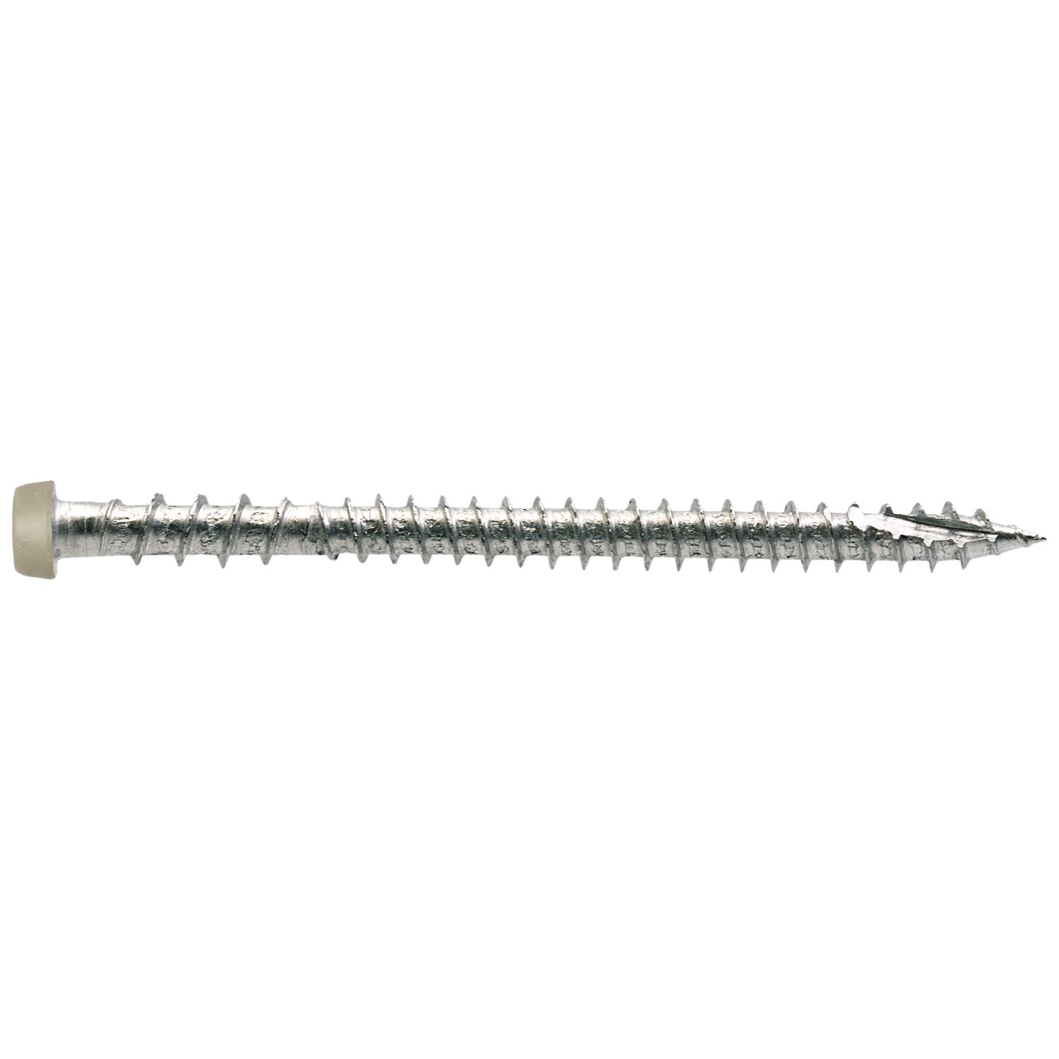 Simpson Strong-Tie DCU234S316TN05 Deck-Drive DCU COMPOSITE Screw (Collated),  #10 x 2-3/4-in. Type 316, Tan 05, 1000-Pack
