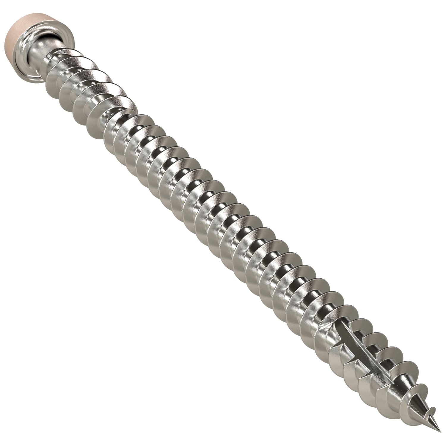 Simpson Strong-Tie DCU234S316TN05 Deck-Drive DCU COMPOSITE Screw (Collated),  #10 x 2-3/4-in. Type 316, Tan 05, 1000-Pack