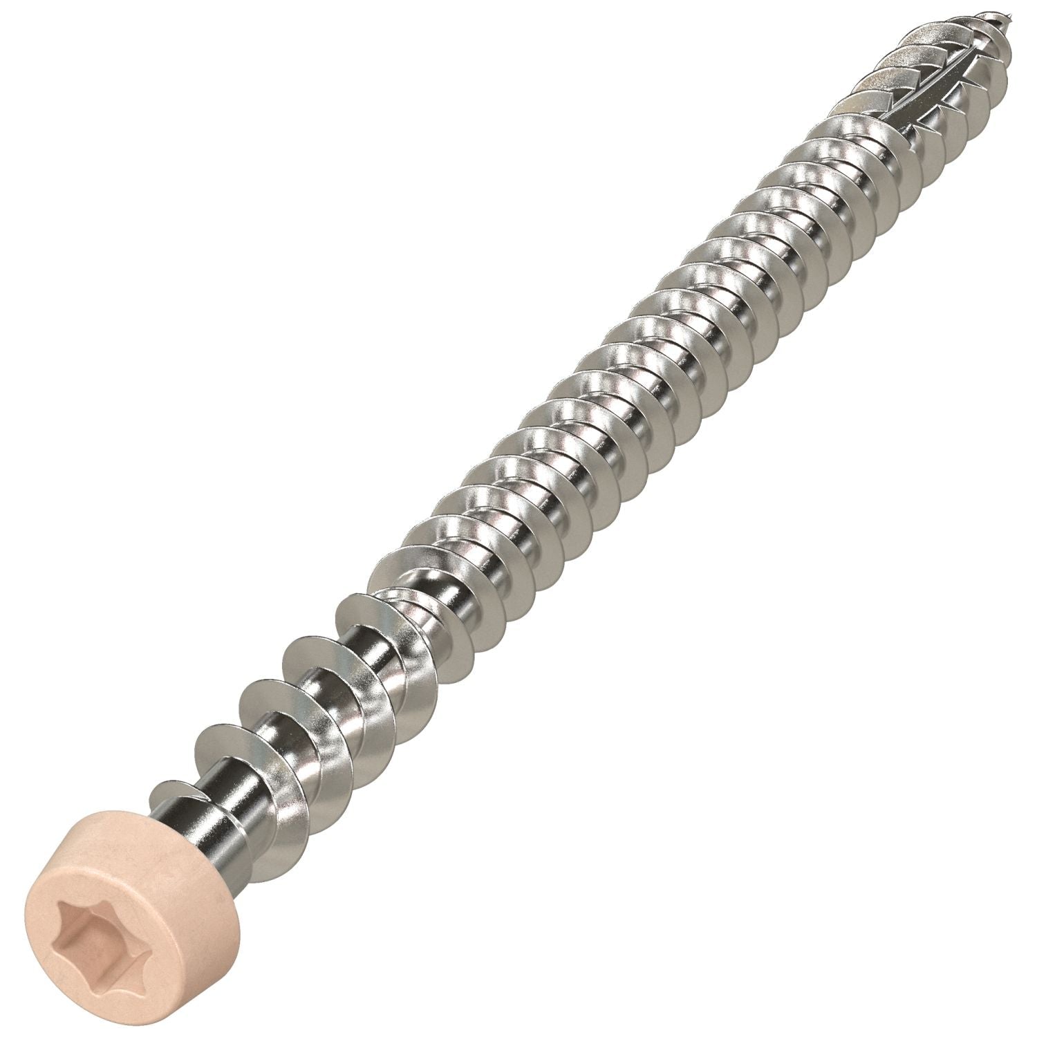Simpson Strong-Tie DCU234S316TN05 Deck-Drive DCU COMPOSITE Screw (Collated),  #10 x 2-3/4-in. Type 316, Tan 05, 1000-Pack
