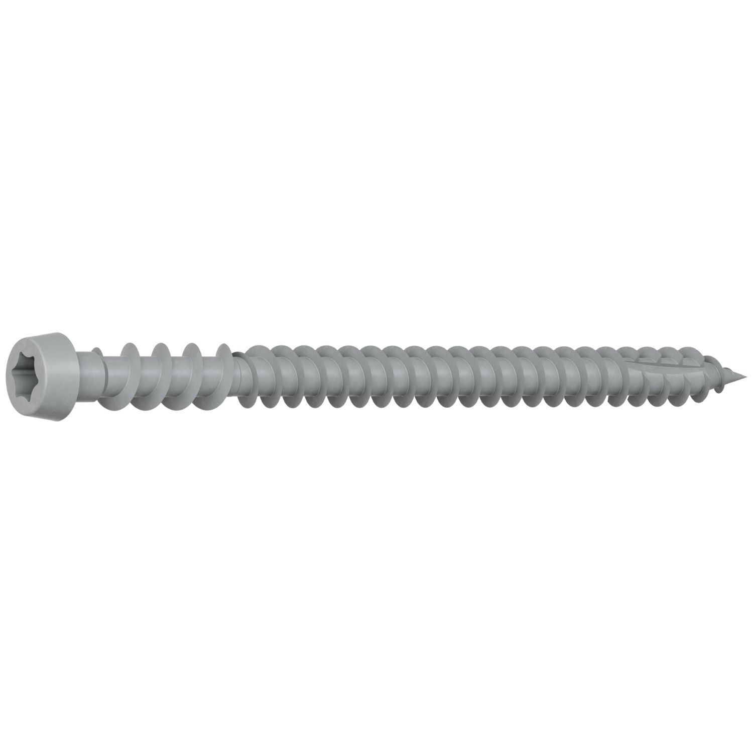 Simpson Strong-Tie DCU234SGR01 Deck-Drive DCU COMPOSITE Screw (Collated),  #10 x 2-3/4-in. Quik Guard Gray 01, 1000-Pack