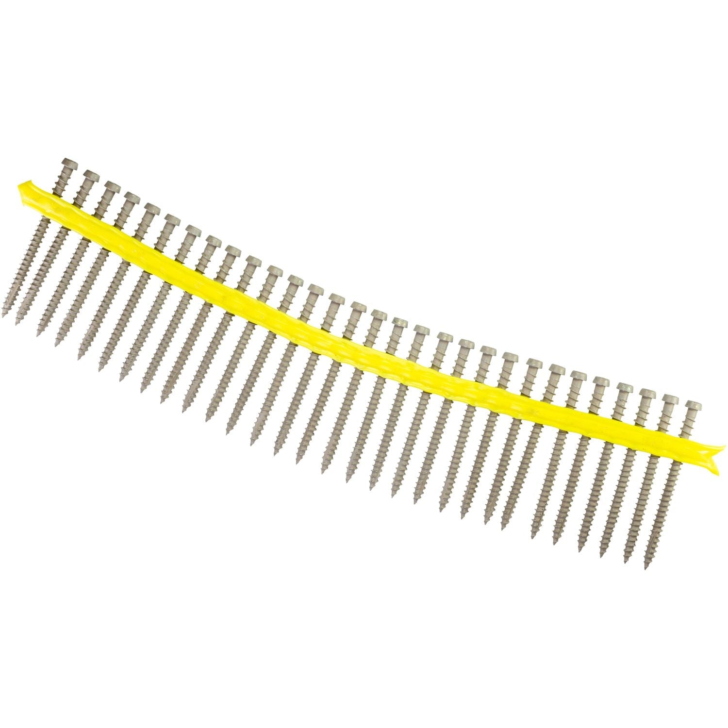 Simpson Strong-Tie DCU234SGR01 Deck-Drive DCU COMPOSITE Screw (Collated),  #10 x 2-3/4-in. Quik Guard Gray 01, 1000-Pack