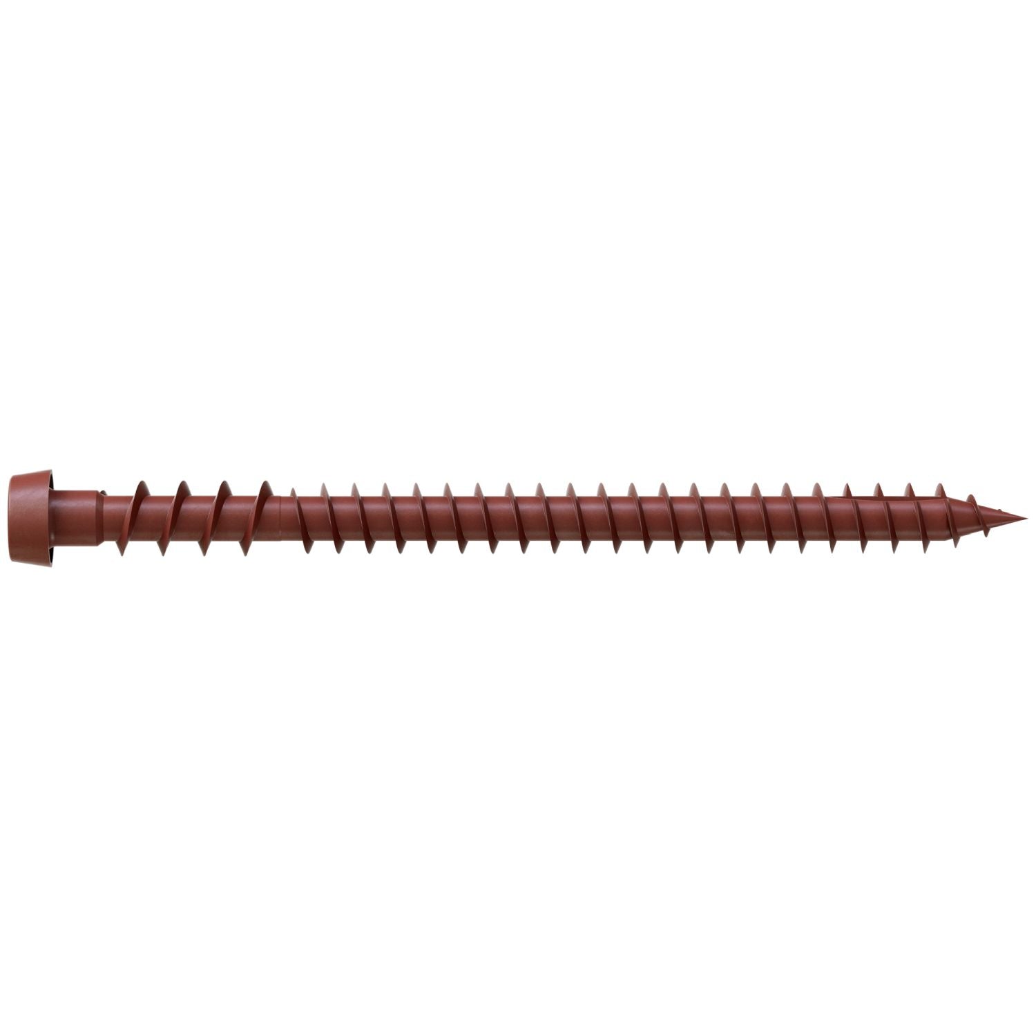 Simpson Strong-Tie DCU234SRD01 Deck-Drive DCU COMPOSITE Screw (Collated),  #10 x 2-3/4-in. Quik Guard Red 01, 1000-Pack