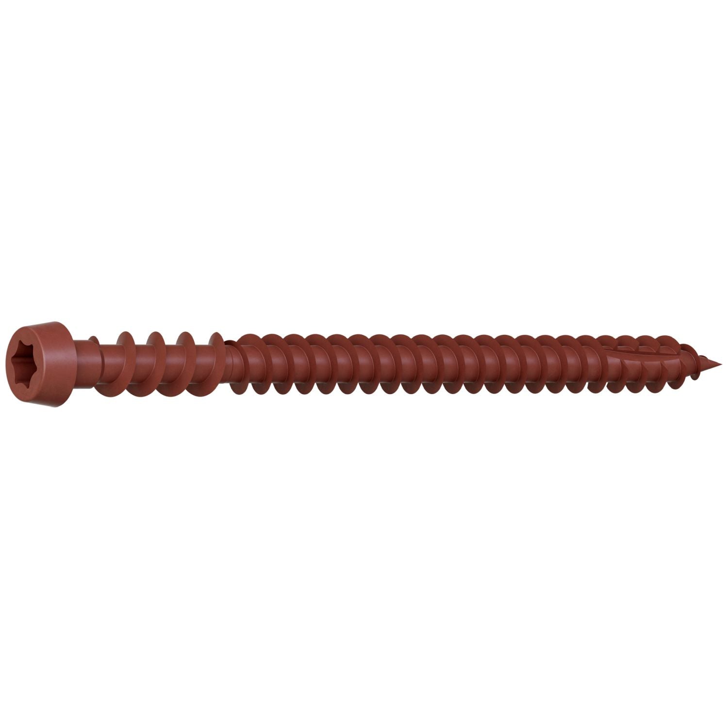 Simpson Strong-Tie DCU234SRD01 Deck-Drive DCU COMPOSITE Screw (Collated),  #10 x 2-3/4-in. Quik Guard Red 01, 1000-Pack