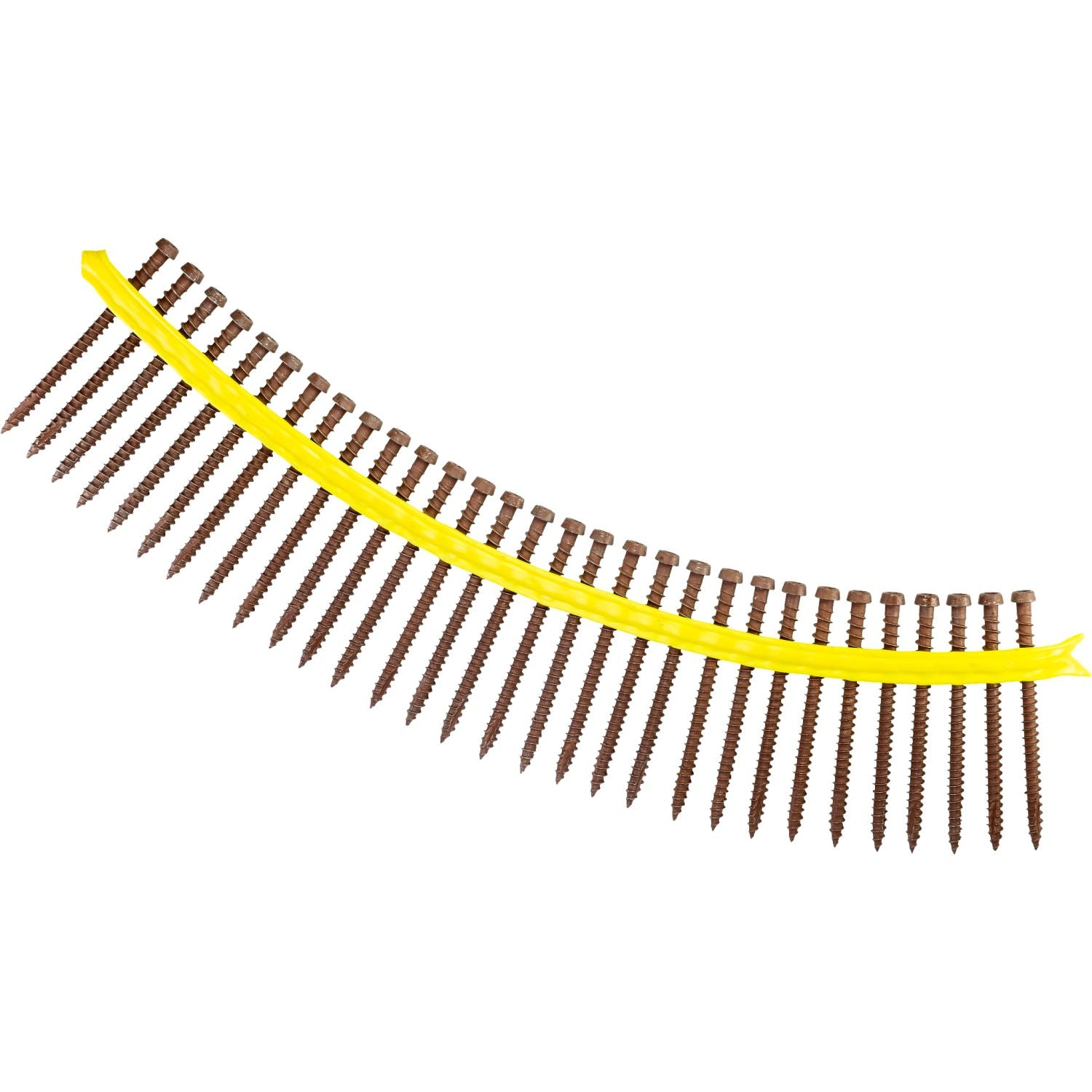 Simpson Strong-Tie DCU234SRD01 Deck-Drive DCU COMPOSITE Screw (Collated),  #10 x 2-3/4-in. Quik Guard Red 01, 1000-Pack