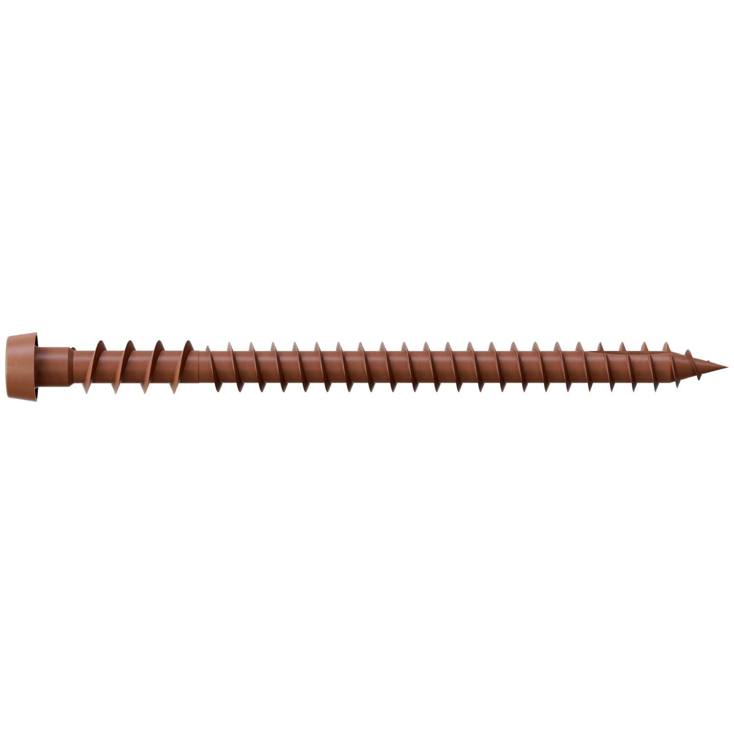 Simpson Strong-Tie DCU234SRD Deck-Drive DCU COMPOSITE Screw (Collated),  #10 x 2-3/4-in. Quik Guard Red, 1000-Pack