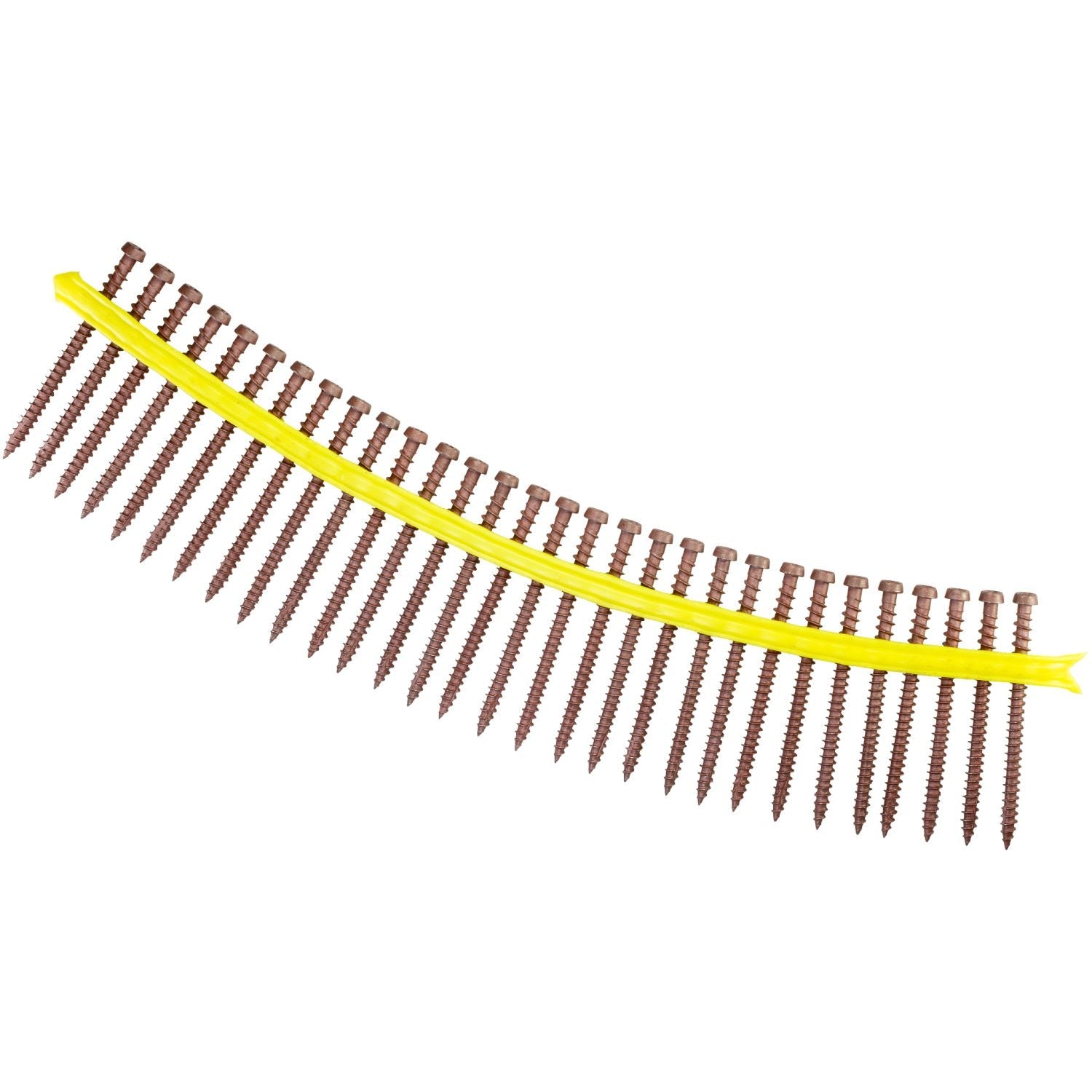 Simpson Strong-Tie DCU234SRD Deck-Drive DCU COMPOSITE Screw (Collated),  #10 x 2-3/4-in. Quik Guard Red, 1000-Pack