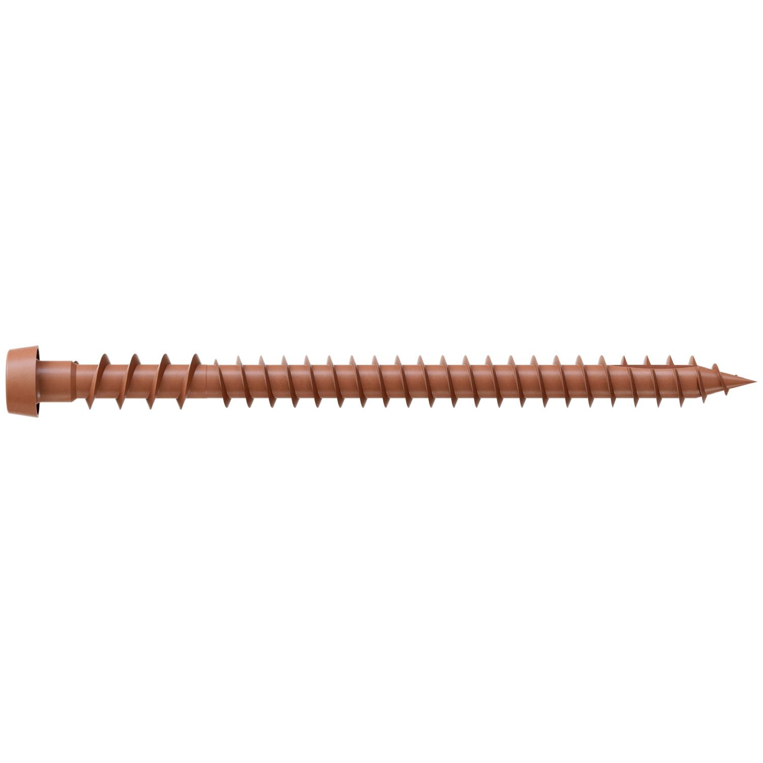 Simpson Strong-Tie DCU234STN03 Deck-Drive DCU COMPOSITE Screw (Collated),  #10 x 2-3/4-in. Quik Guard Tan 03, 1000-Pack