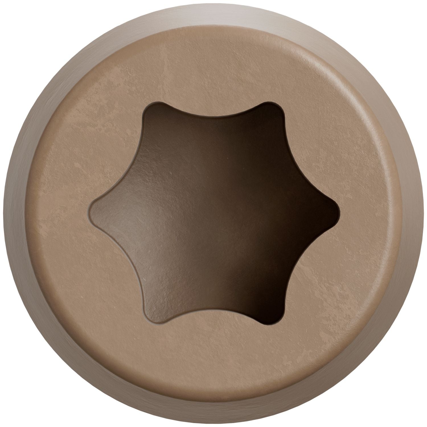 Simpson Strong-Tie Deck-Drive DCU COMPOSITE Screw, Collated), #10 x 2-3/4-in. Quik Guard Tan, 1000-Pack (DCU234STN)