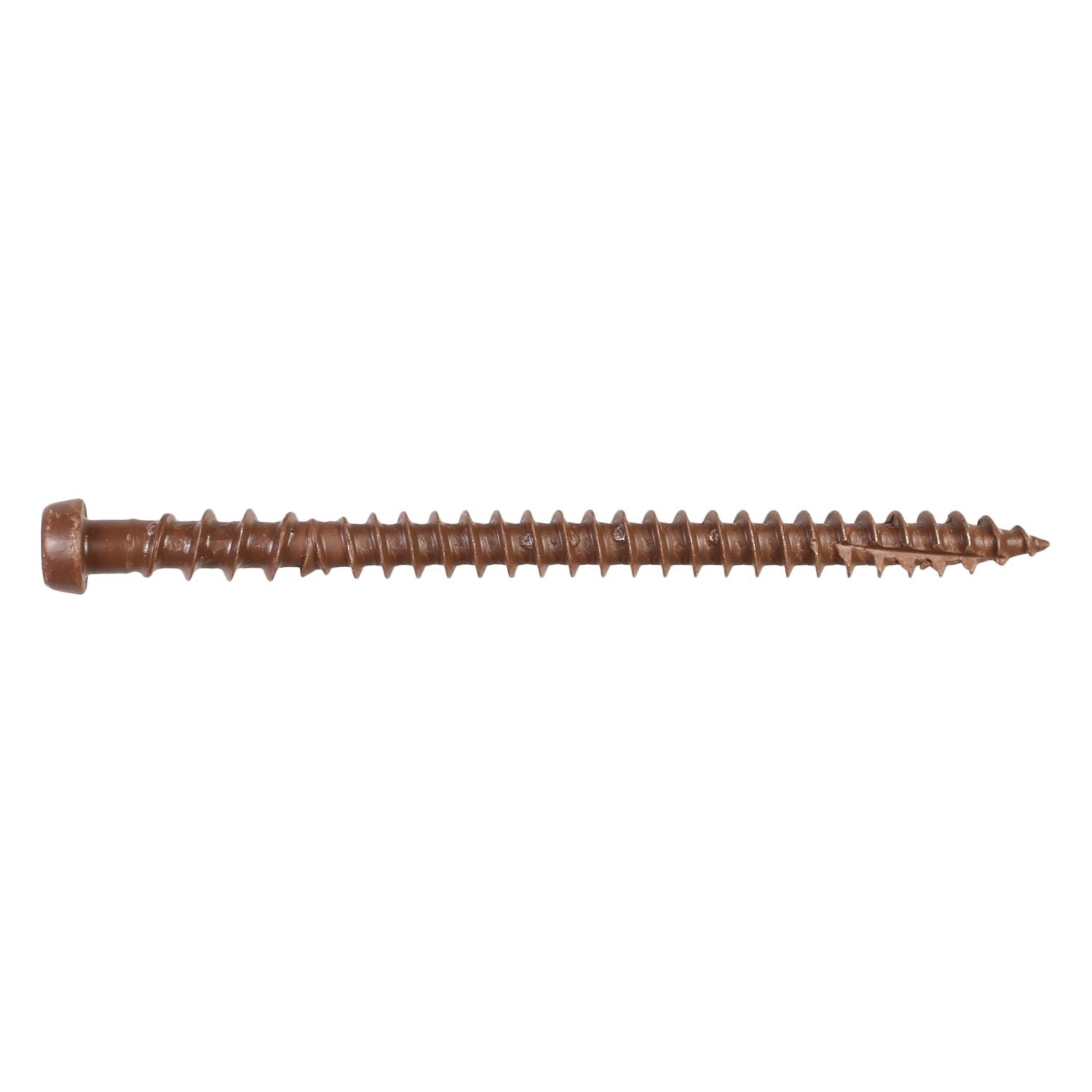 Simpson Strong-Tie DCU234TN01MB Deck-Drive DCU COMPOSITE Screw,  #10 x 2-3/4-in. T20, Quik Guard, Tan 01, 1750-Pack