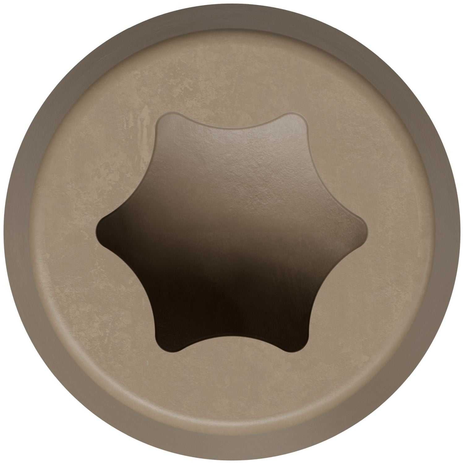 Simpson Strong-Tie DCU234TN02R350 Deck-Drive DCU COMPOSITE Screw,  #10 x 2-3/4-in. T20, Quik Guard, Tan 02, 350-Pack
