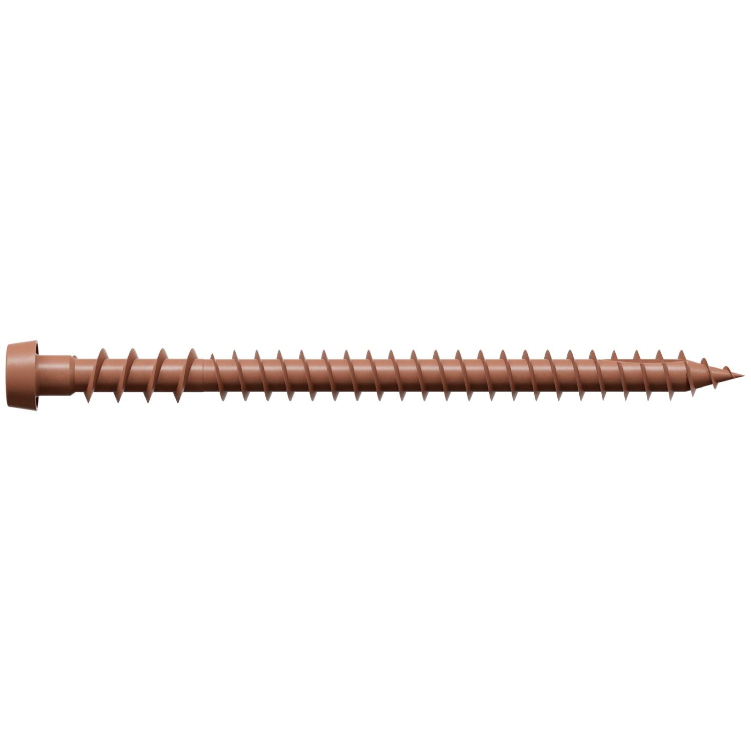 Simpson Strong-Tie DCU234TN03MB Deck-Drive DCU COMPOSITE Screw,  #10 x 2-3/4-in. T20, Quik Guard, Tan 03, 1750-Pack