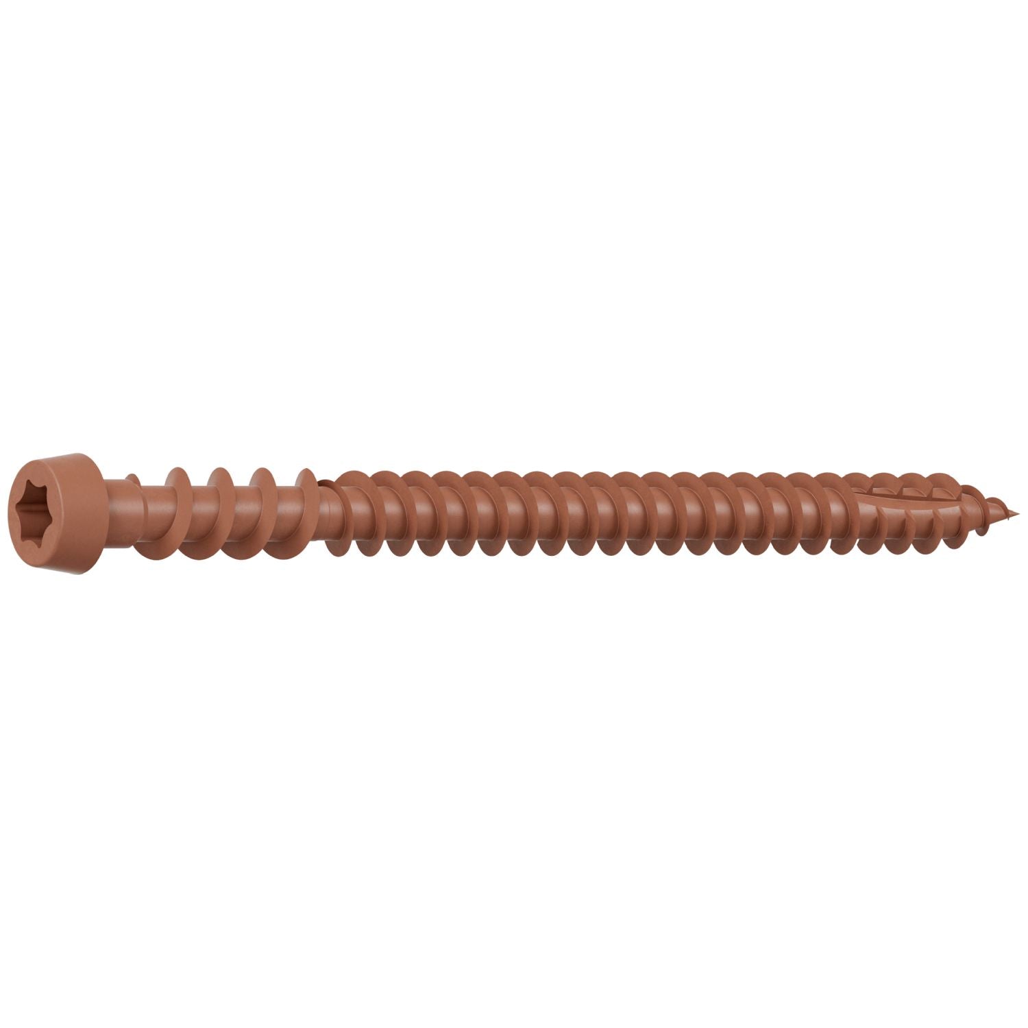 Simpson Strong-Tie DCU234TN03MB Deck-Drive DCU COMPOSITE Screw,  #10 x 2-3/4-in. T20, Quik Guard, Tan 03, 1750-Pack