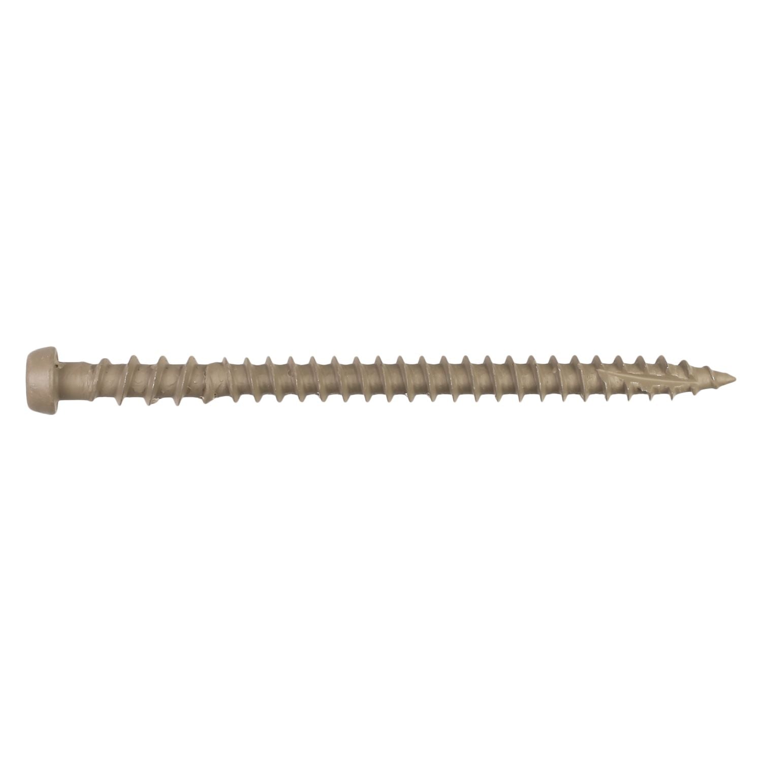 Simpson Strong-Tie DCU234TNR70 Deck-Drive DCU COMPOSITE Screw,  #10 x 2-3/4-in. T20, Quik Guard, Tan, 70-Pack