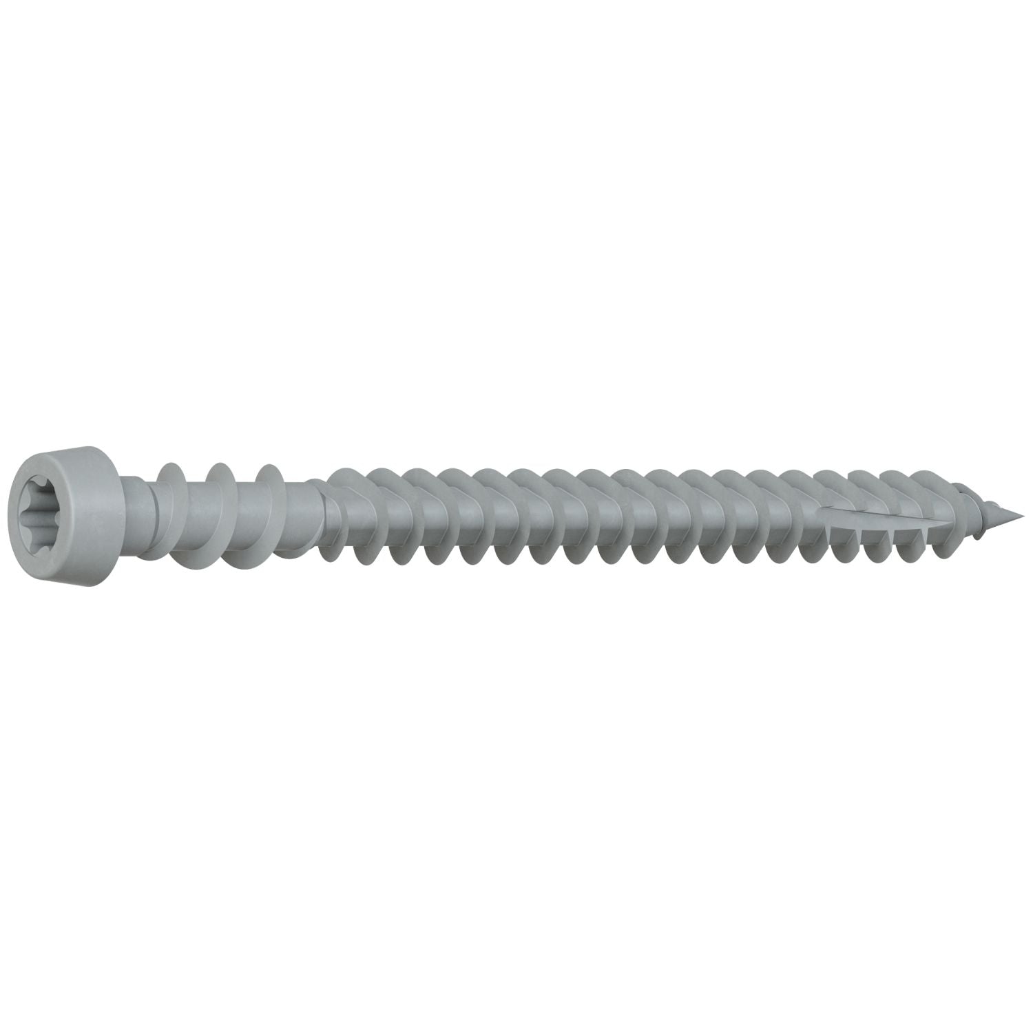 Simpson Strong-Tie DCU238SGR Deck-Drive DCU COMPOSITE Screw (Collated),  #10 x 2-3/8-in. Quik Guard Gray, 1000-Pack