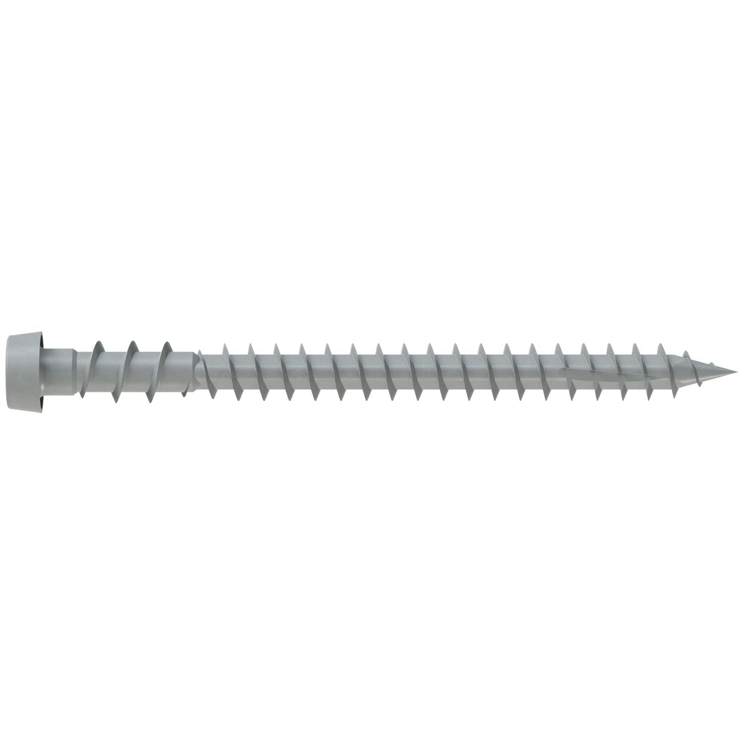 Simpson Strong-Tie DCU238SGR Deck-Drive DCU COMPOSITE Screw (Collated),  #10 x 2-3/8-in. Quik Guard Gray, 1000-Pack