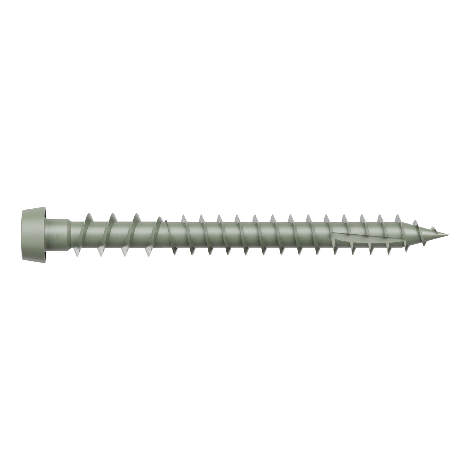 Simpson Strong-Tie DCU2GRR70 Deck-Drive DCU COMPOSITE Screw,  #10 x 2-in. T20, Quik Guard, Gray, 70-Pack