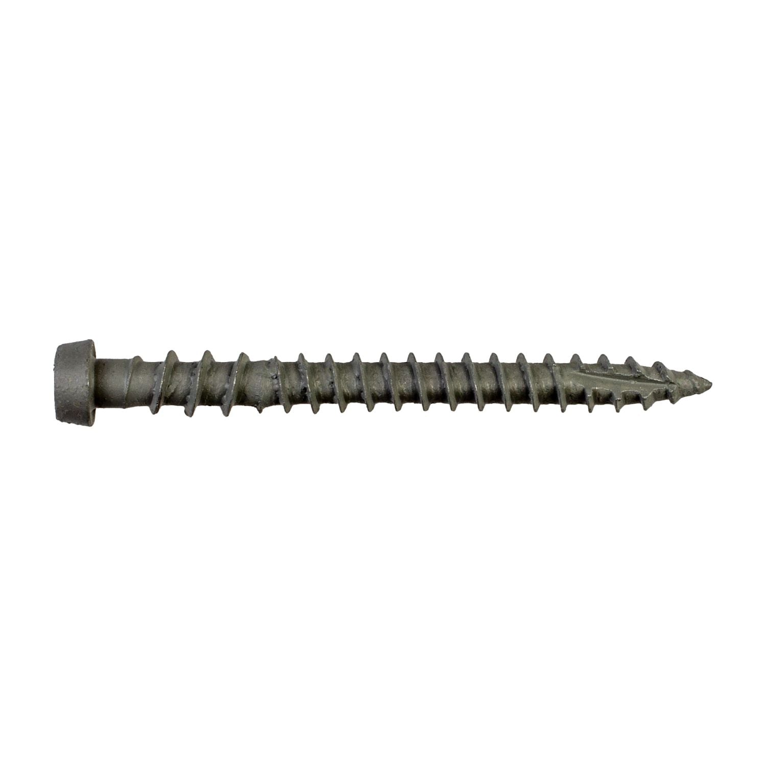 Simpson Strong-Tie DCU2GRR70 Deck-Drive DCU COMPOSITE Screw,  #10 x 2-in. T20, Quik Guard, Gray, 70-Pack