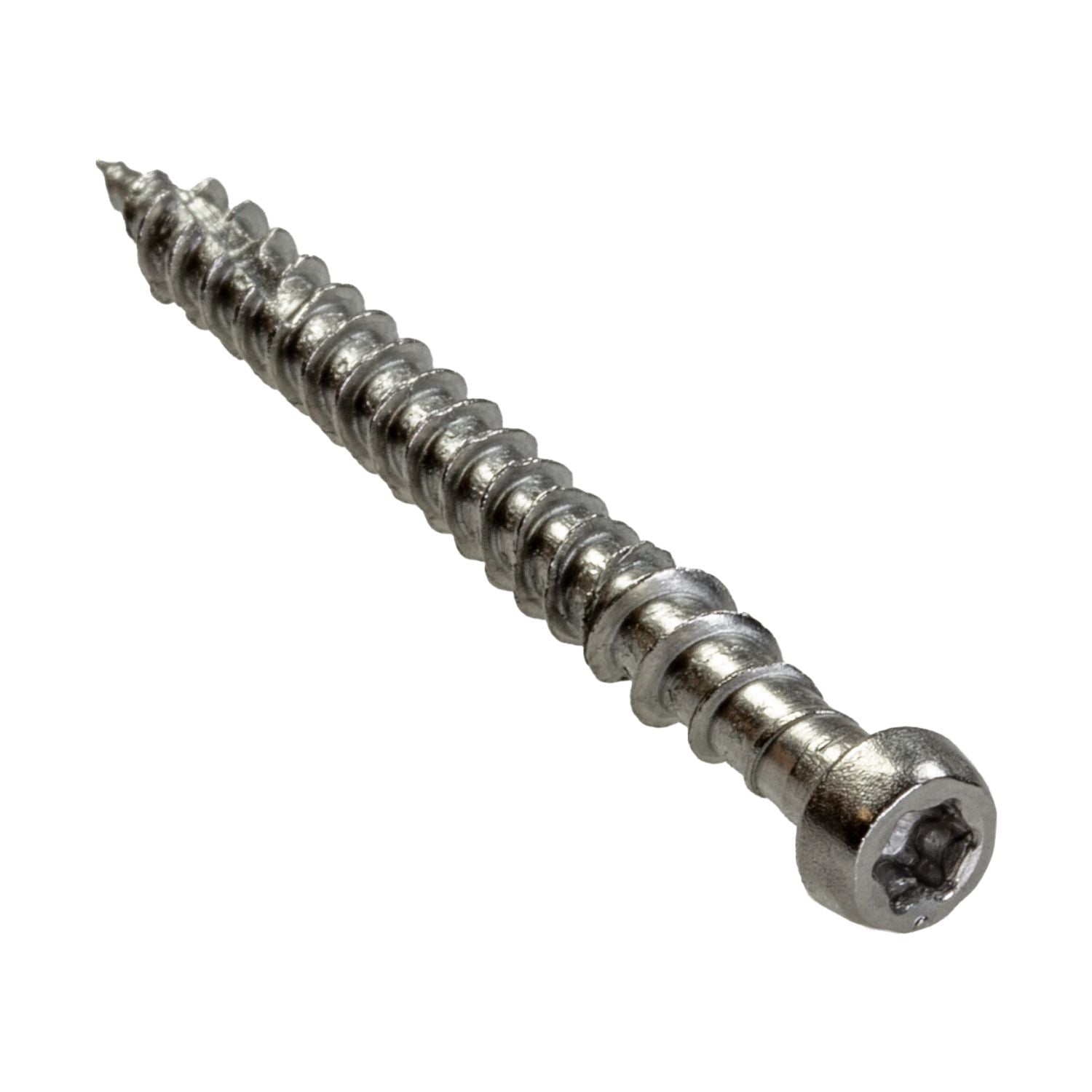 Simpson Strong-Tie DCU2P316 Deck-Drive DCU COMPOSITE Screw,  #10 x 2-in. T20, Type 316, 350-Pack