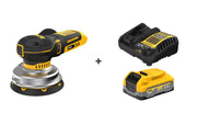 DEWALT DCW211B Random Orbital Sander and DCBP320C POWERSTACK Battery and Charger Kit bundle