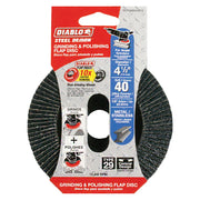 Diablo DCX045040N01F 4-1/2" Steel Demon Flap, 40 Grit, 1-Pack