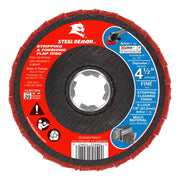 Diablo DCX045VFNX01F Steel Demon 4-1/2 in. Fine-Grit Stripping and Finishing Flap Disc for X-LOCK and 7/8 in. Arbor Angle Grinders