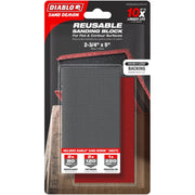 Diablo DFB234DUOH01G 2-3/4 Inch x 5 Inch SandNet Reusable Hand Sanding Block