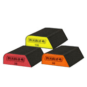 Diablo DFBCOMBAST03G Assorted Dual-Edge Sanding Sponges (3-Piece)