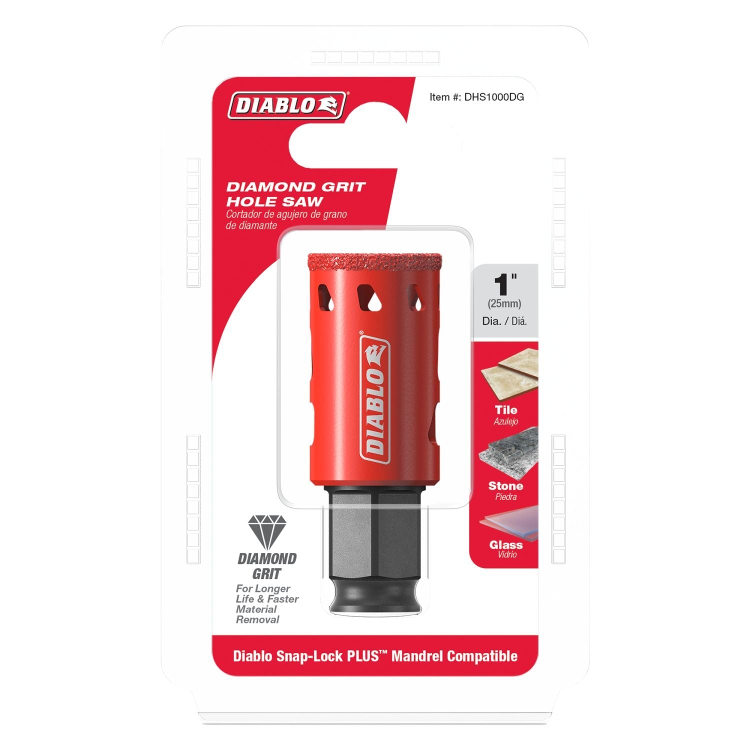 Diablo DHS1000DG 1 in. Diamond Grit Hole Saw