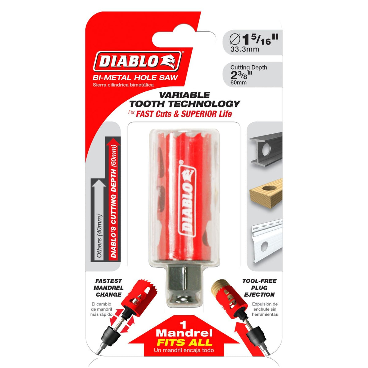 Diablo DHS1312 1-5/16 in. Hole Saw