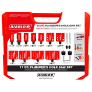 Diablo DHS17SPL 17-Piece Plumber's Bi-Metal Hole Saw Set