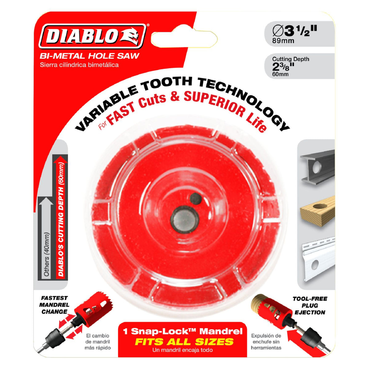 Diablo DHS3250 3-1/4 Inch Hole Saw
