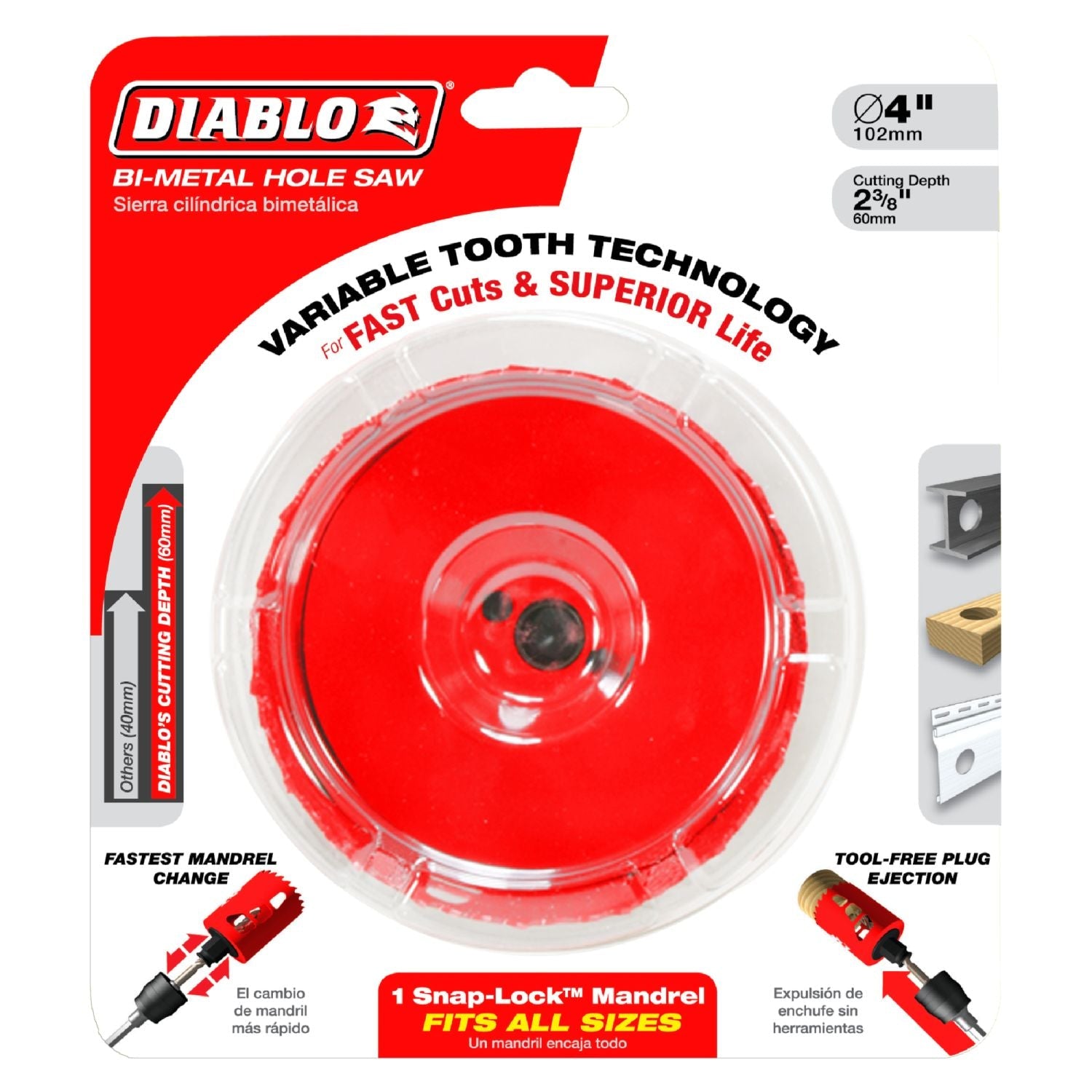 Diablo DHS3625 3-5/8 Inch Hole Saw