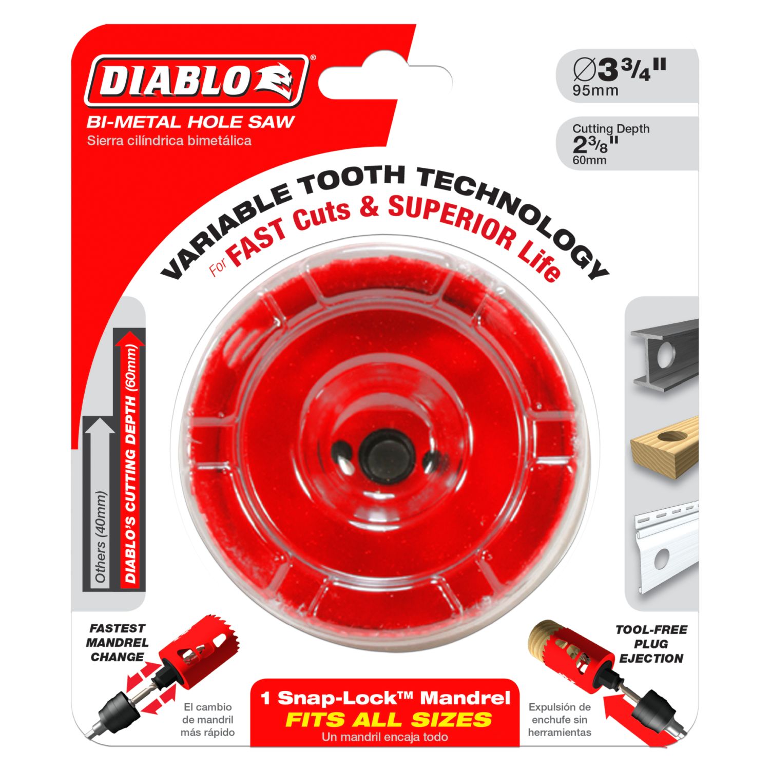 Diablo DHS3750 3-3/4 in. Hole Saw
