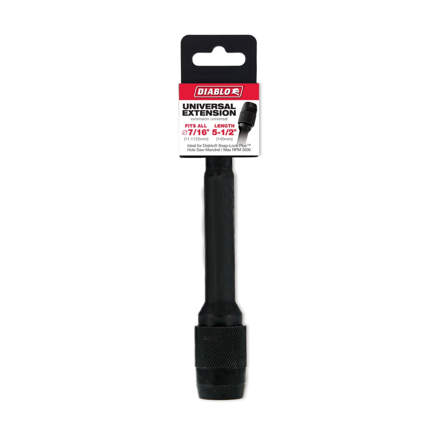 Diablo DHS500XT6 5-1/2 Inch x 7/16 Inch Universal Extension – Tool Nut