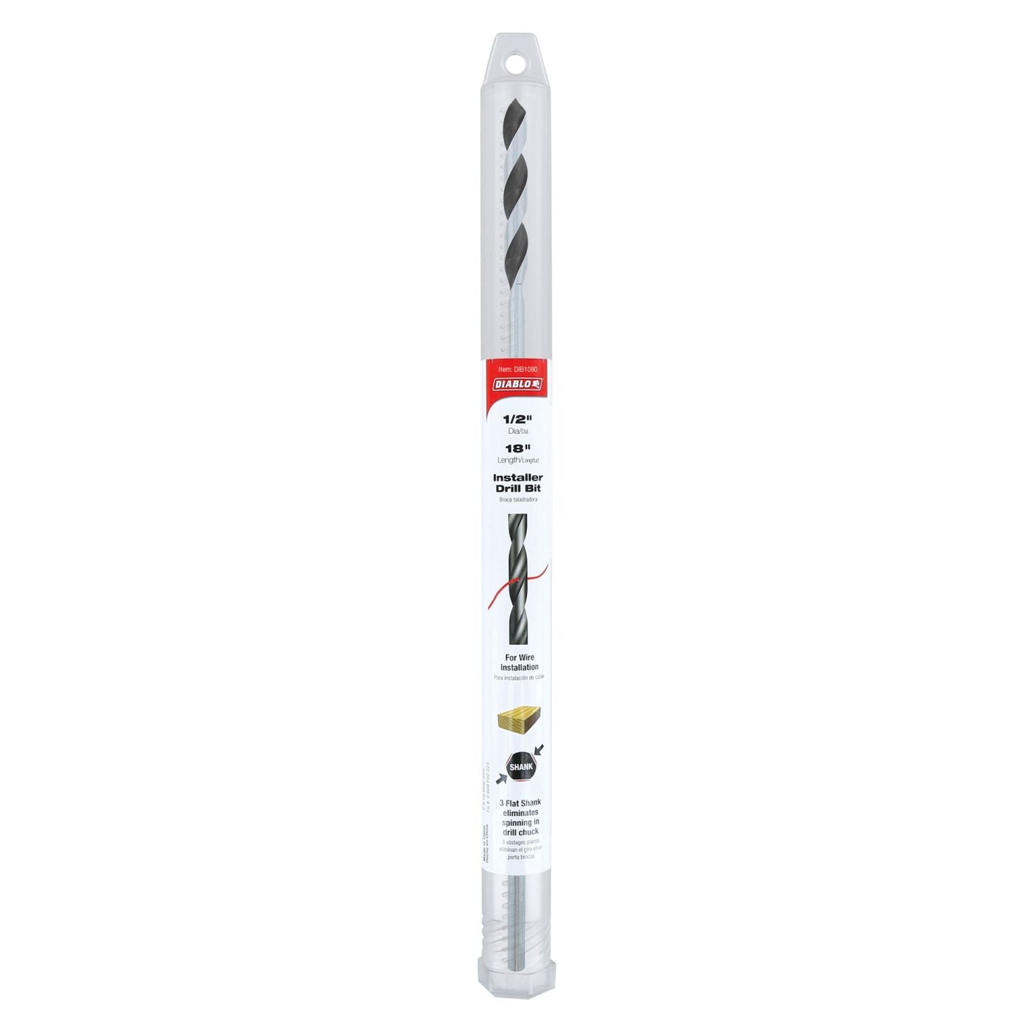 Diablo DIB1080 1/2 Inch x 18 Inch Installer Bit