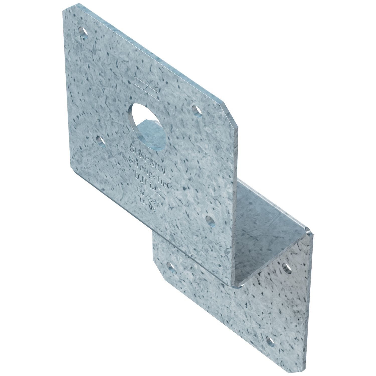 Simpson Strong-Tie 14-Gauge ZMAX Galvanized Deck Joist Tie for 2x Simpson Strong-Tie 14-Gauge ZMAX Galvanized Deck Joist Tie for 2x